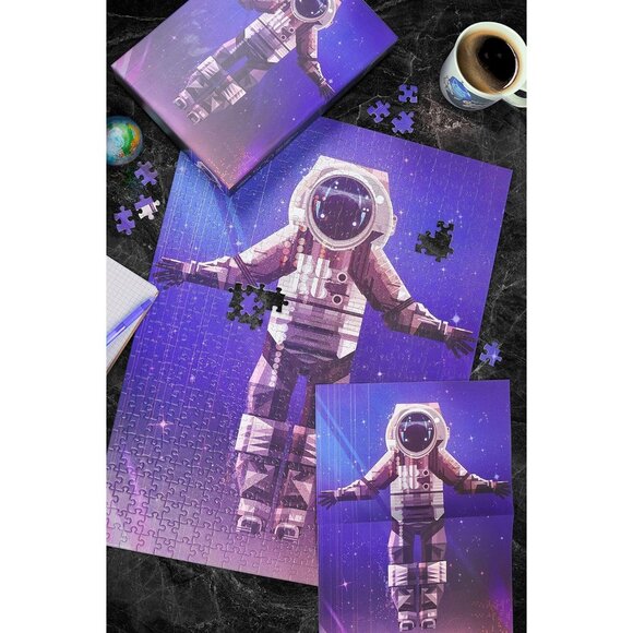 Astronaut 500 Piece Puzzle By Artist Imaginary Friends‎ Studios - Picture 4 of 6